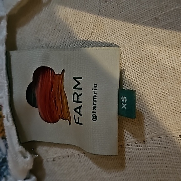 Farm Rio Delicate Forest Scarves Midi Dress - Picture 5 of 7